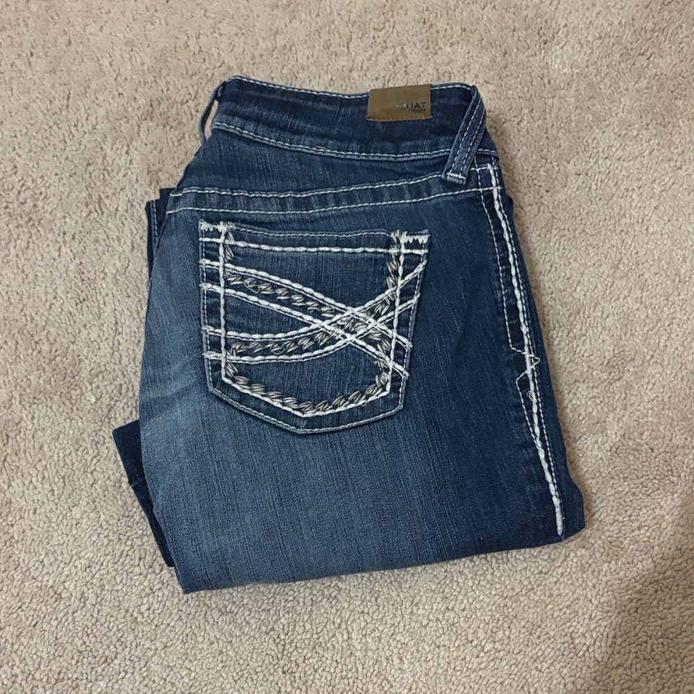 Ariat Women's Dark Blue Boot Cut Jeans